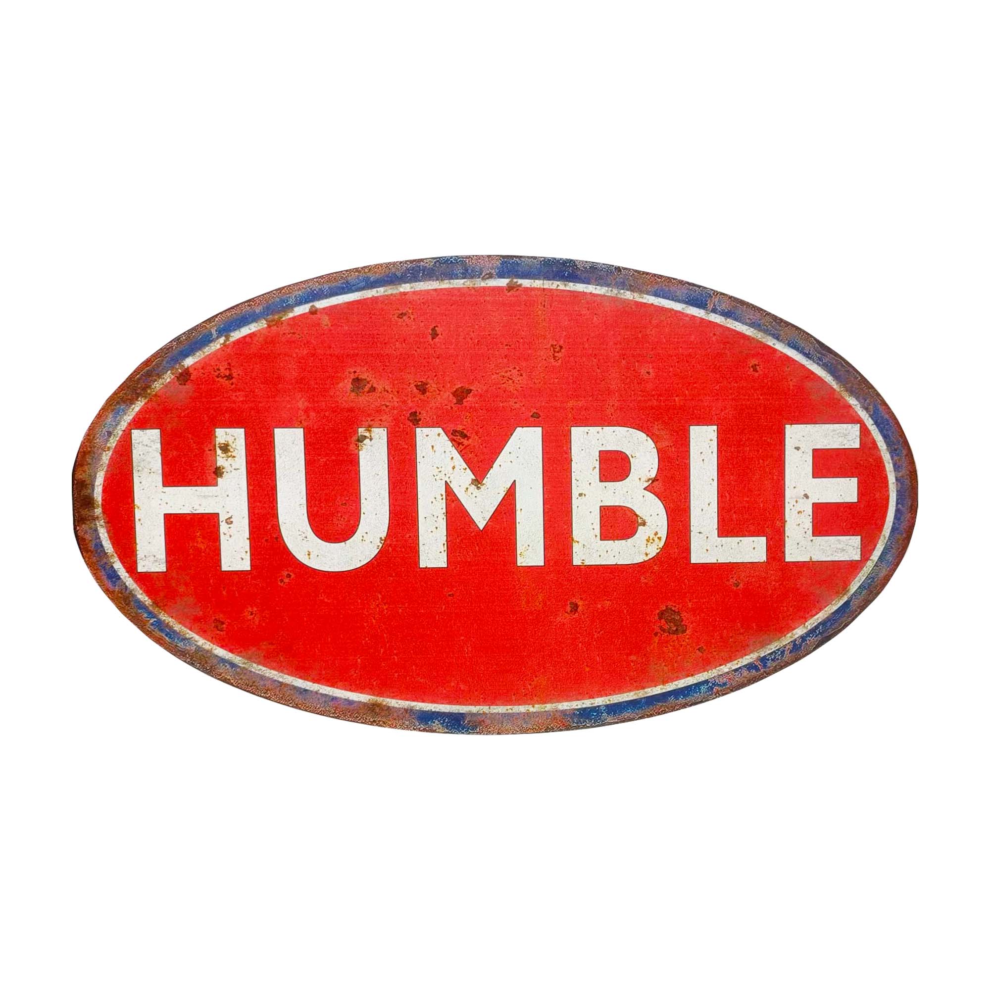 First of a Kind Red, White & Blue Metal Humble Wall Décor