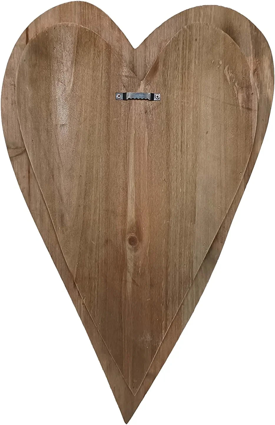First of a kind wooden heart decor in multi-color