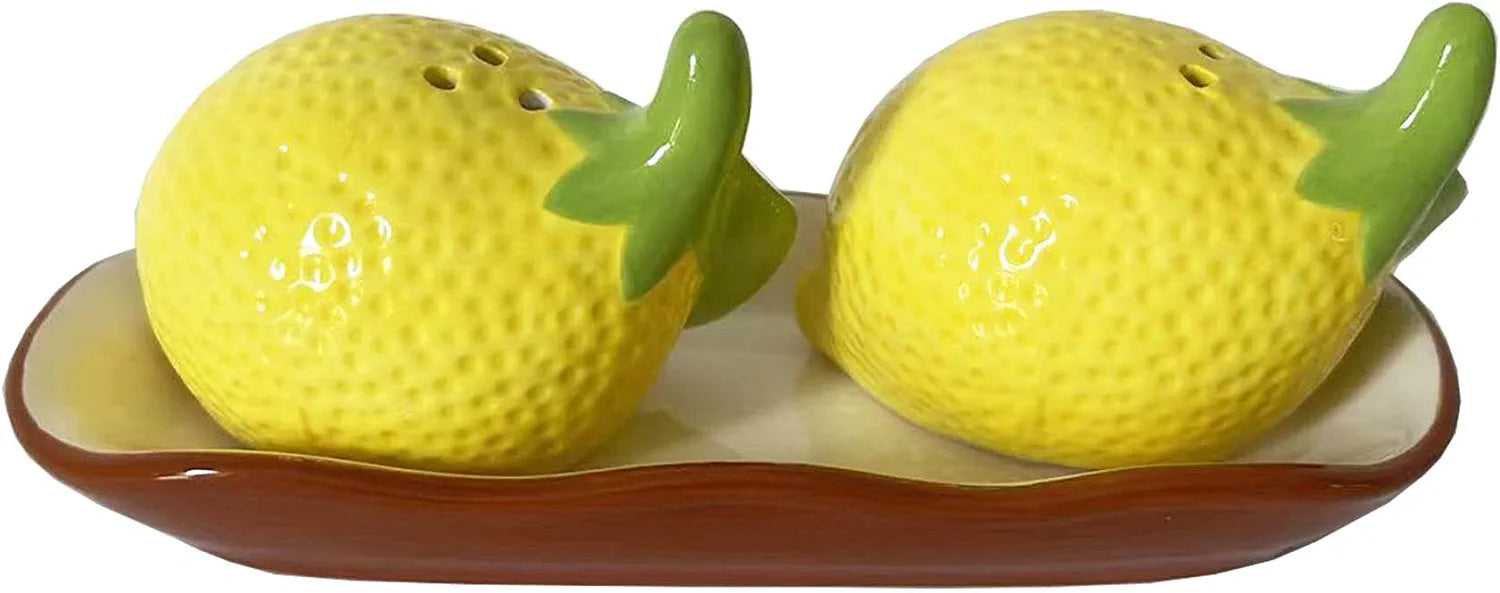 ed Salt & Paper Shaker Set with Tray