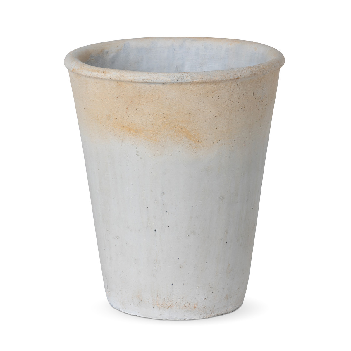Park Hill Collection - ECL20516 - Distressed Concrete Tall Planter, Large